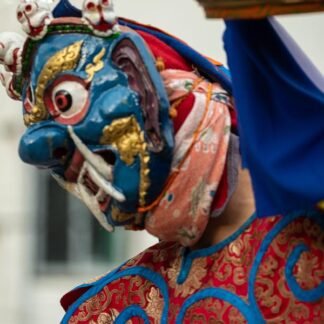 Mahakala Mask Dance — Tshechu Festival, Bhutan