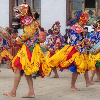 Sacred Cham Dance — Tshechu Festival, Bhutan