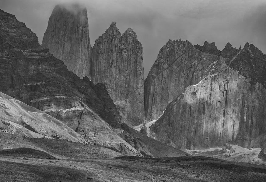 Towers of Paine — Torres del Paine, Patagonia — Fine art canvas print by Naomi McLeod