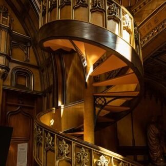 Gothic Spiral Staircase — Notre-Dame Basilica, Montreal