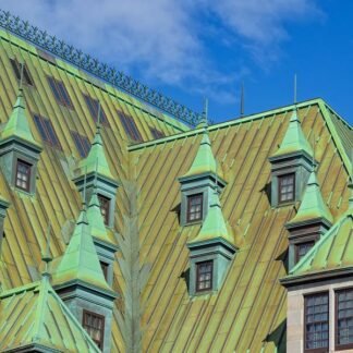 Copper Rooftops of Château Frontenac — Quebec City, Canada
