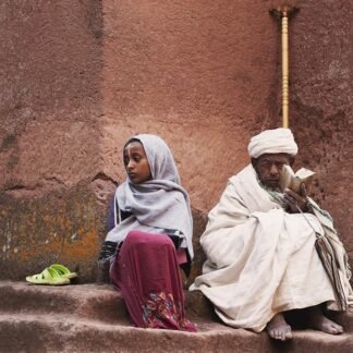 Elder and Child at Lalibela — Ethiopia's Rock-Hewn Churches