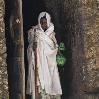 Pilgrim at Lalibela — Ethiopian Orthodox Sacred Site
