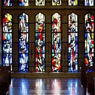 Cathedral Light — Modern Stained Glass Reflections
