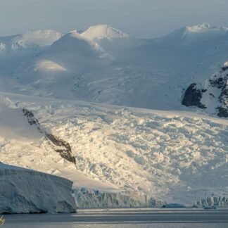 Antarctic Glacier at Golden Hour | Stunning Polar Wall Art