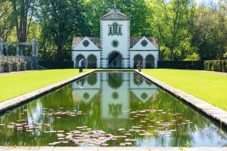 Bodnant Garden Pin Mill Reflection Pool Wales Fine Art Print