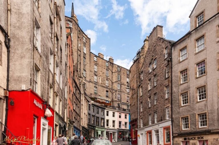 Edinburgh Old Town Victoria Street Historic Architecture