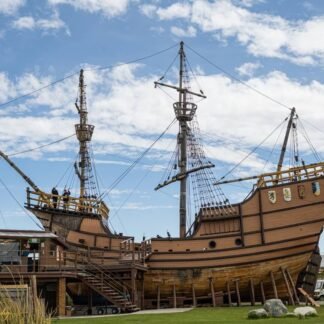 Magellan's Nao Victoria Replica Ship in Punta Arenas Chile