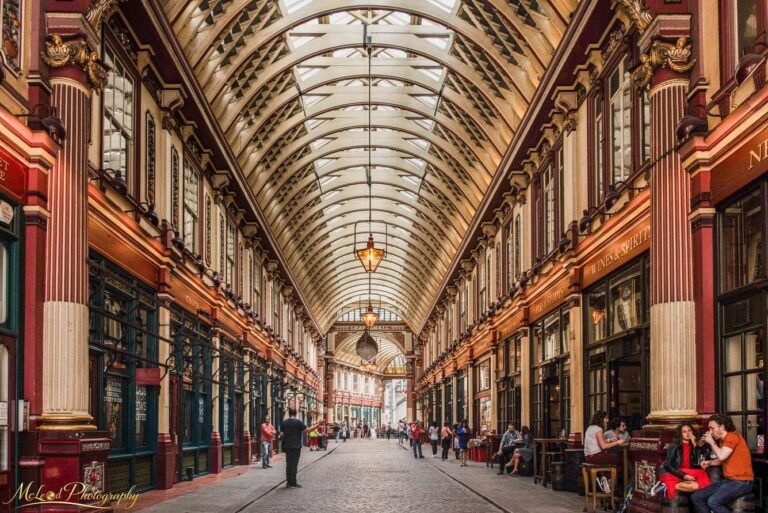 Leadenhall Market Victorian Arcade London Fine Art Print