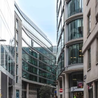 Modern Glass Architecture London City Financial District
