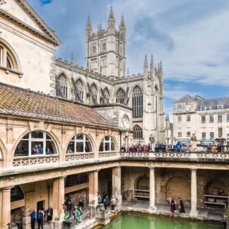 Roman Baths and Bath Abbey Historic England Architecture