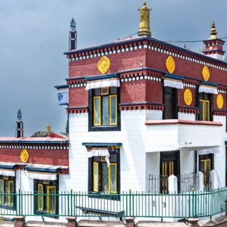 Tibetan Buddhist Monastery in Dharamsala Himalayan India