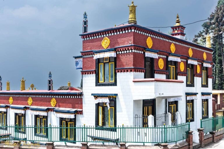 Tibetan Buddhist Monastery in Dharamsala Himalayan India
