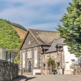 Historic Welsh Stone Chapel in Verdant Valley Village