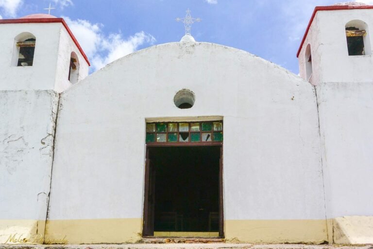 Historic White Colonial Church with Red Roof Fine Art Print